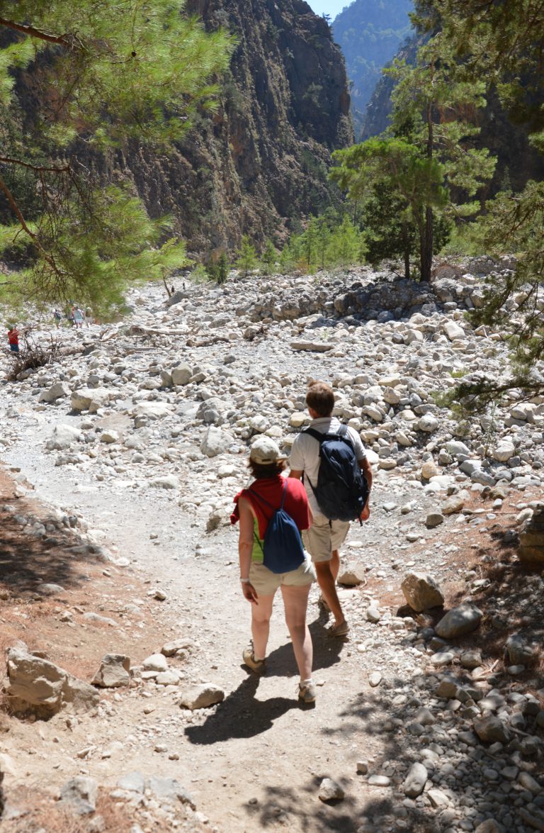 LES GORGES DE SAMARIA AU CALME SANS LA FOULE